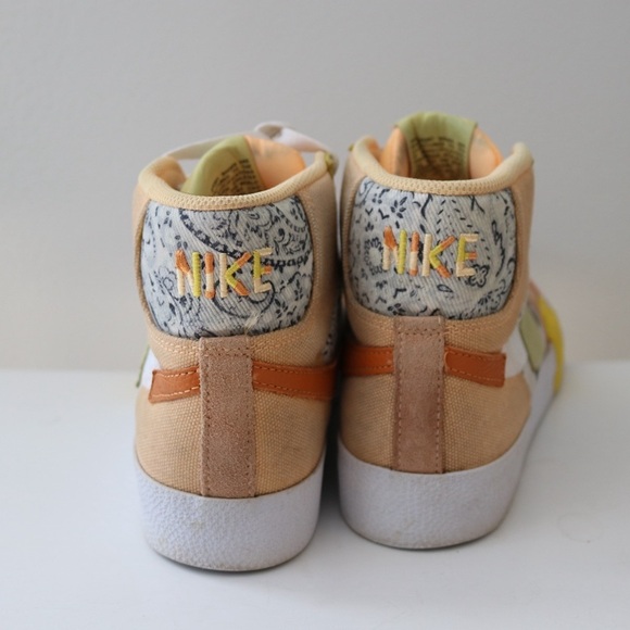 NIKE SB ZOOM BLAZER MID PREMIUM MELON TINT-CITRON TINT-WHITE SZ 5 [DM0859-800] - Picture 7 of 12